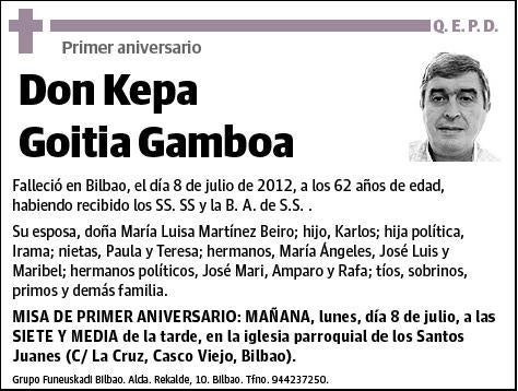 GOITIA GAMBOA,KEPA