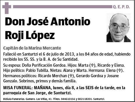 ROJI LOPEZ,JOSE ANTONIO