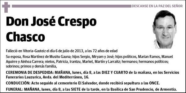 CRESPO CHASCO,JOSE