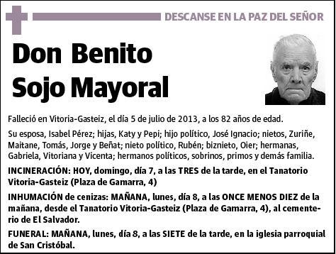 SOJO MAYORAL,BENITO