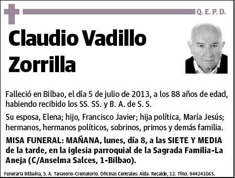 VADILLO ZORILLA,CLAUDIO