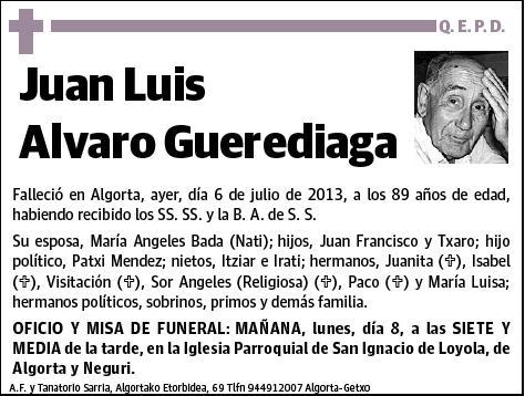 ALVARO GUEDERIAGA,JUAN LUIS