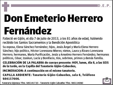 HERRERO FERNANDEZ,EMETERIO