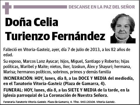 TURIENZO FERNANDEZ,CELIA