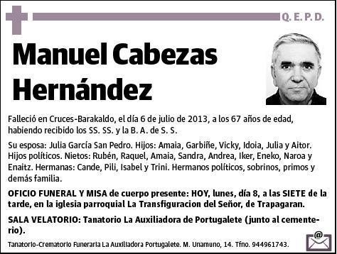 CABEZAS HERNANDEZ,MANUEL