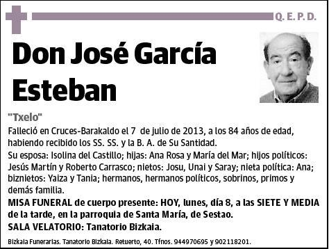 GARCIA ESTEBAN,JOSE