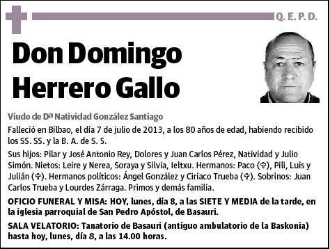 HERRERO GALLO,DOMINGO