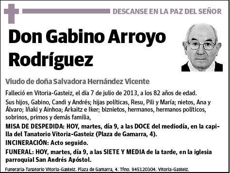 ARROYO RODRIGUEZ,GABINO