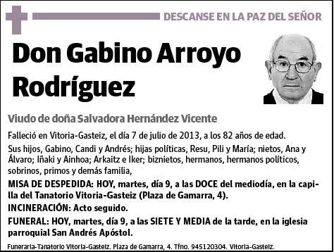 ARROYO RODRIGUEZ,GABINO