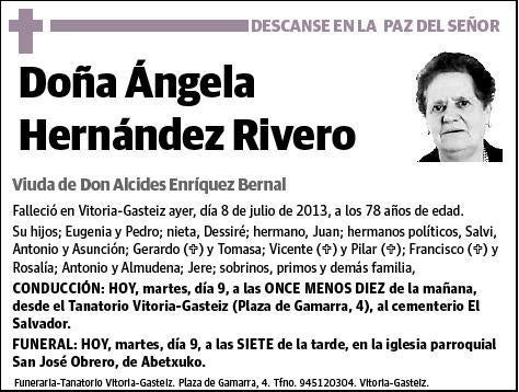 HERNANDEZ RIVERO,ANGELA