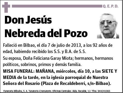 NEBREDA DEL POZO,JESUS