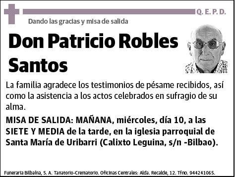 ROBLES SANTOS,PATRICIO