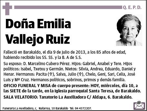 VALLEJO RUIZ,EMILIA