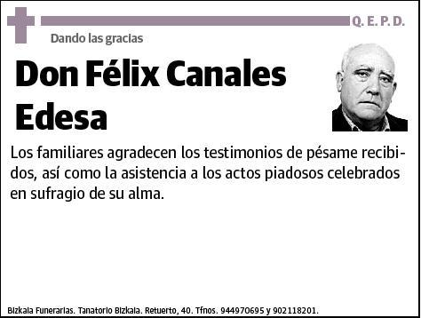 CANALES EDESA,FELIX