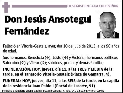 ANSOTEGUI FERNANDEZ,JESUS