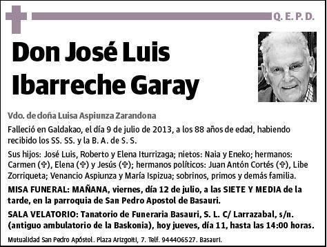 IBARRECHE GARAY,JOSE LUIS