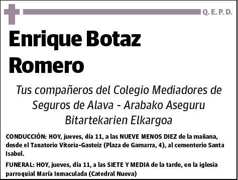 BOTAZ ROMERO,ENRIQUE