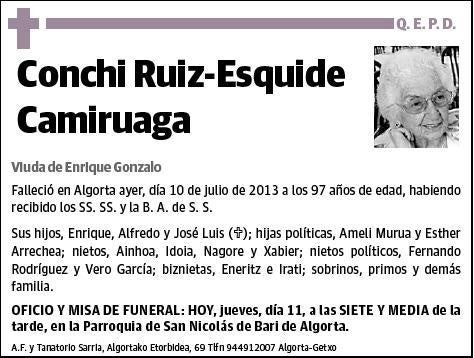 RUIZ-ESQUIDE CAMIRUAGA,CONCHI