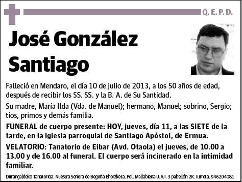 GONZALEZ SANTIAGO,JOSE