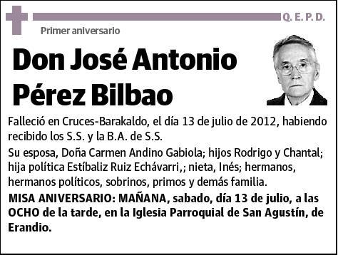 PEREZ BILBAO,JOSE ANTONIO