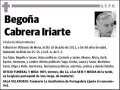 CABRERA IRIARTE,BEGOÑA