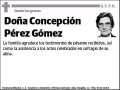 PEREZ GOMEZ,CONCEPCION
