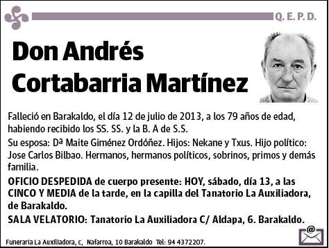 CORTABARRIA MARTINEZ,ANDRES