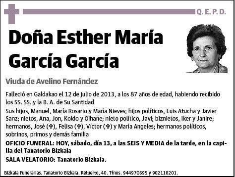 GARCIA GARCIA,ESTHER MARIA