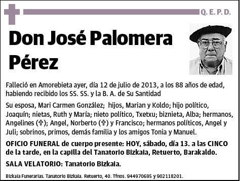 PALOMERA PEREZ,JOSE