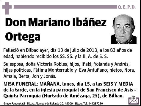 IBAÑEZ ORTEGA,MARIANO