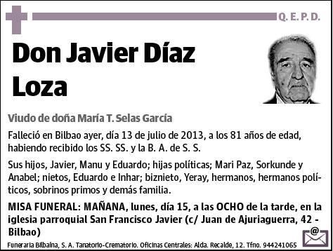 DIAZ LOZA,JAVIER