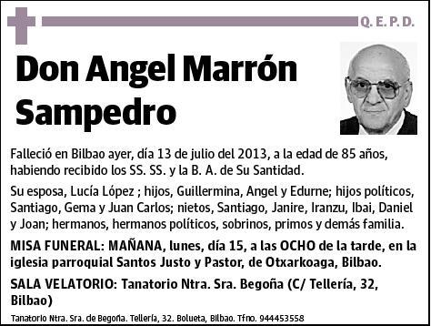 MARRON SANPEDRO,ANGEL