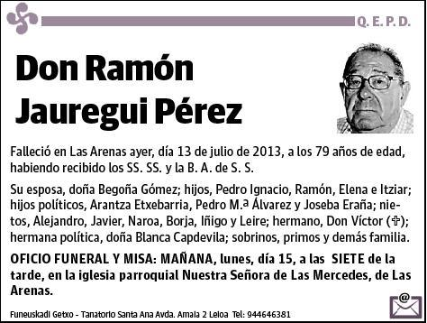 JAUREGUI PEREZ,RAMON