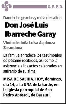 IBARRECHE GARAY,JOSE LUIS