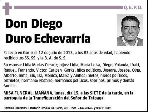 DURO ECHEVARRIA,DIEGO