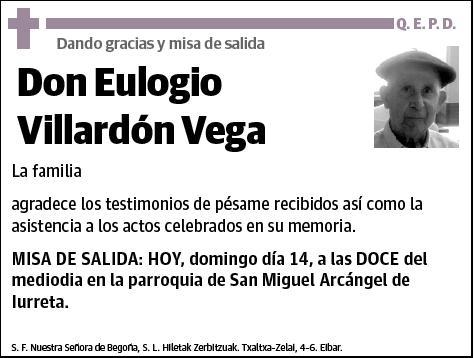 VILLARDON VEGA,EULOGIO