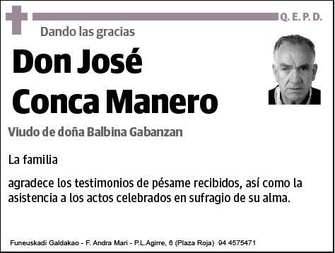 CONCA MANERO,JOSE