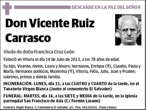 RUIZ CARRASCO,VICENTE