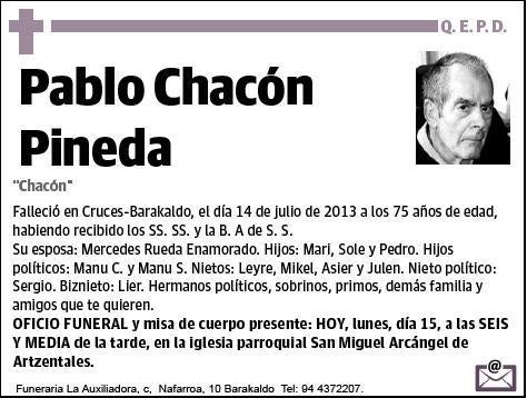 CHACON PINEDA,PABLO