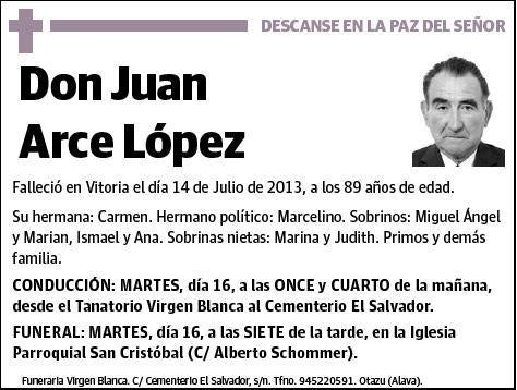 ARCE LOPEZ,JUAN