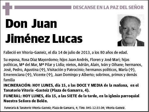 JIMENEZ LUCAS,JUAN