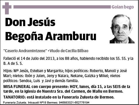 BEGOÑA ARAMBURU,JESUS