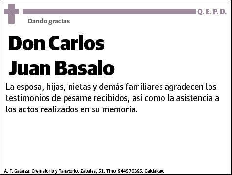 JUAN BASOLO,CARLOS