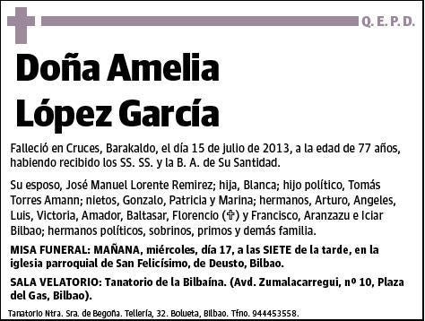 LOPEZ GARCIA,AMELIA