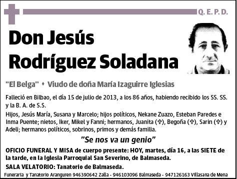 RODRIGUEZ SOLADANA,JESUS