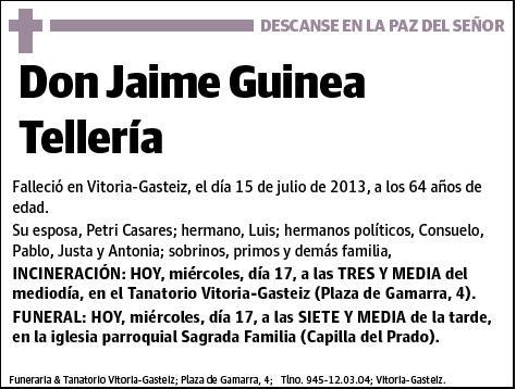 GUINEA TELLERIA,JAIME