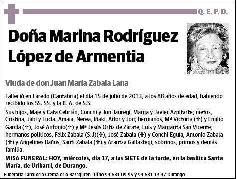 RODRIGUEZ LOPEZ DE ARMENTIA,MARINA