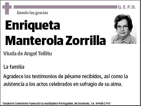 MANTEROLA ZORRILLA,ENRIQUETA