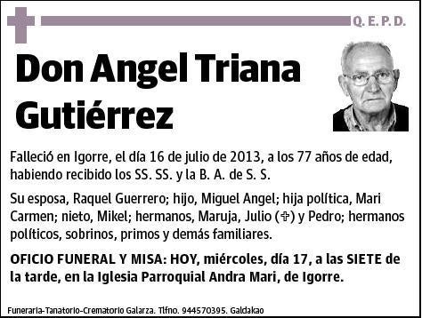 TRIANA GUTIERREZ,ANGEL