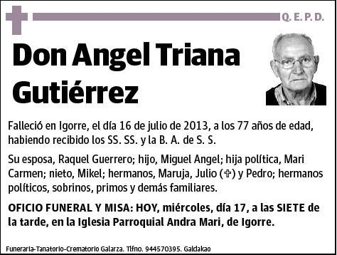 TRIANA GUTIERREZ,ANGEL